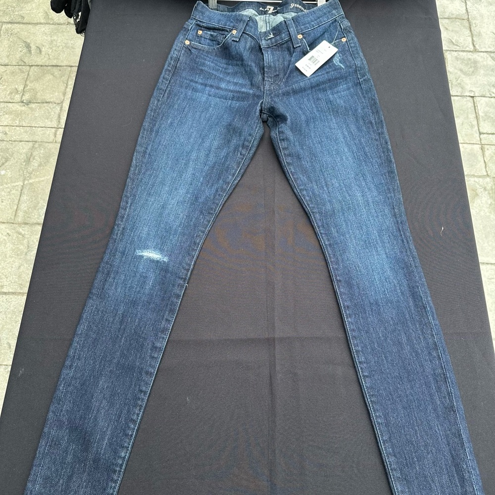 7 Jeans Dark Blue Jeans